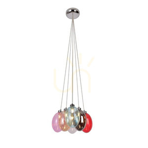 Lampa wisząca LUKKA wielokolorowy G9 6x10W CANDELLUX 50106168 small 0
