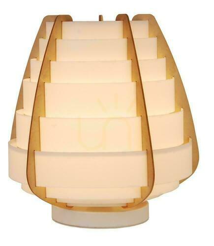 Sprawdź Lampa stołowa NAGOJA beżowy E27 40W CANDELLUX 50501039