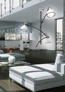 Lampa wisząca Candellux Zumba 33-72061 biało-czarna 3×E27 small 1