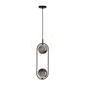 Lampa wisząca CORDEL czarny matowy G9 28W CANDELLUX 32-44051 small 0