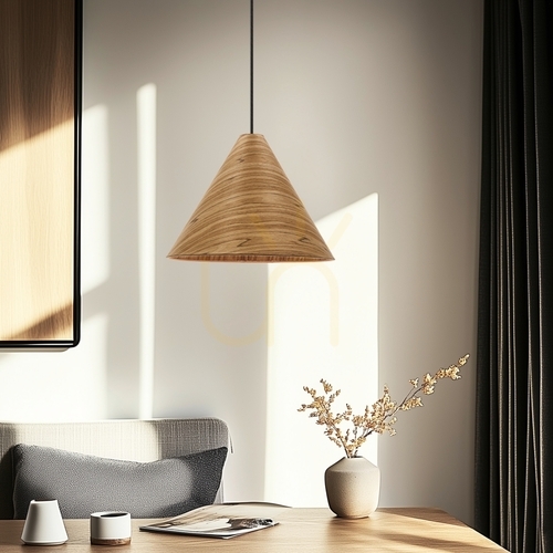 Sprawdź Lampa wisząca Candellux CONO 31-37893, fornir dębowy, 33 cm, E27
