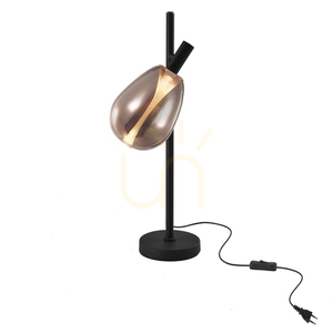 Lampka nocna Candellux Studio DENSO 41-51158 czarna, klosz miedziany, G9 5 W small 0