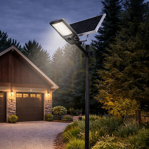 Szara Lampa Solarna Kobra Ii 400 W 2400lm 4000 K Ip65 IP65 small 2