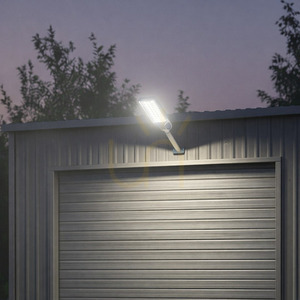 Czarna Lampa Solarna Venice 100 W 750lm 4000 K Ip65 IP65 small 2