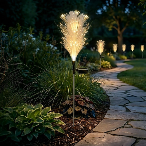 Sprawdź Biała Lampka Solarna Fiber 3000 K Ip44 IP44