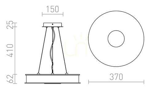Sprawdź Lampa Wisząca Rendl Asteri Led Szkło Satynowe/Chrom 230 V 35 W 3000 K
