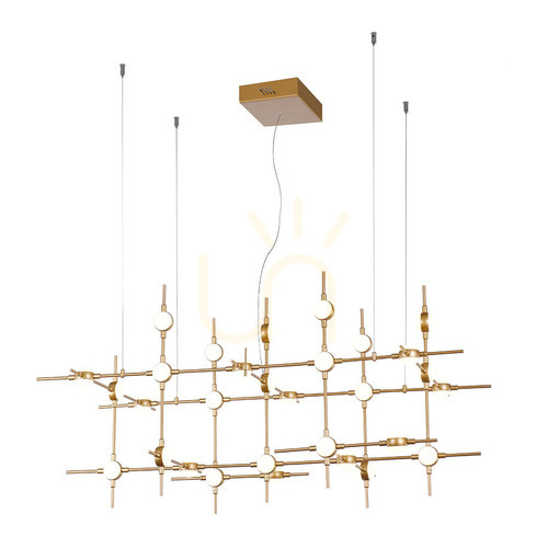 Sprawdź Lampa Wisząca Italux Provenza LED 30-punktowa Złota MD18001067-30A GD