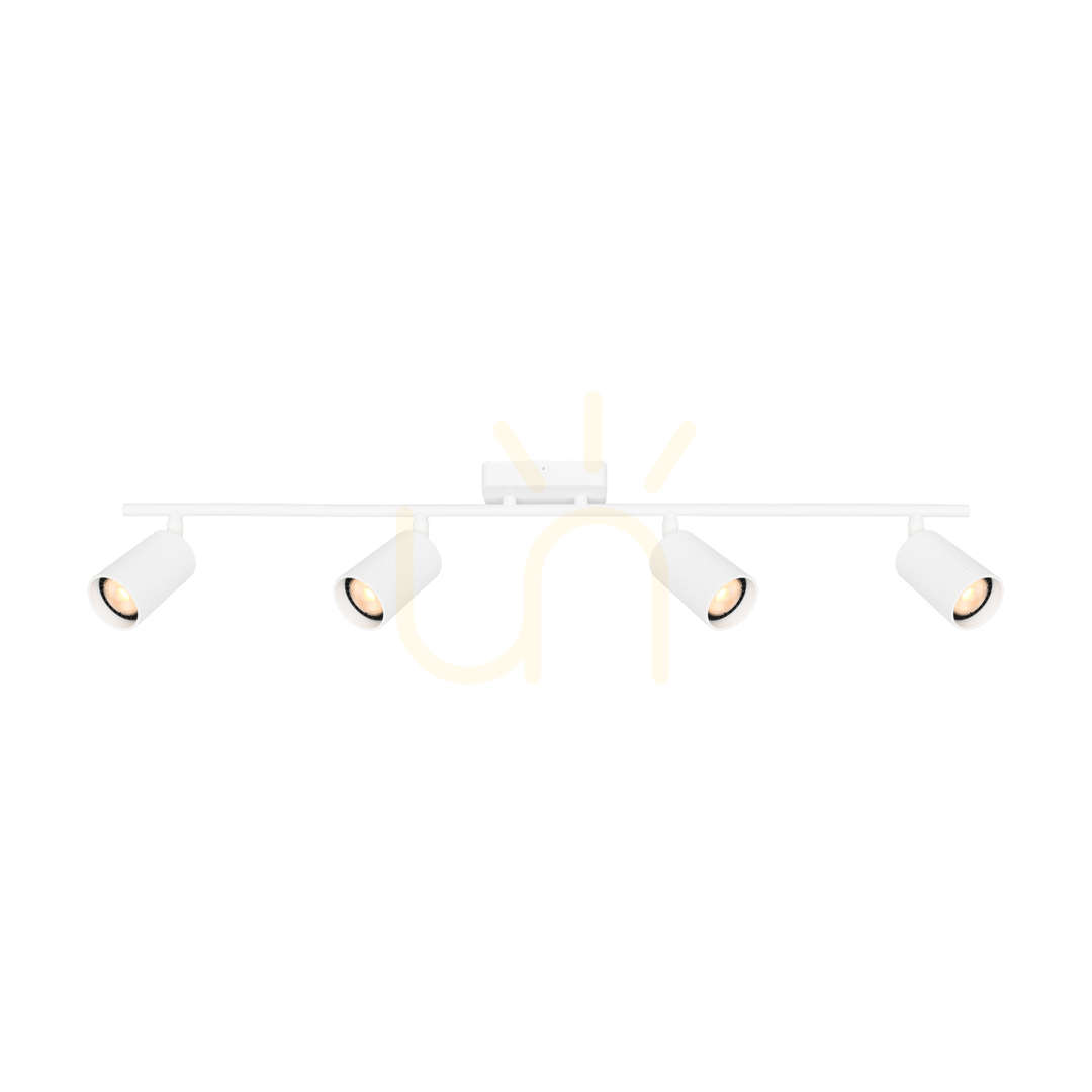 Sprawdź Reflektorek Italux Tris 4xGU10 biały LED aluminiowy SPL-46829-4-WH Reflektorek Italux Tris 4xGU10 biały LED aluminiowy SPL-46829-4-WH