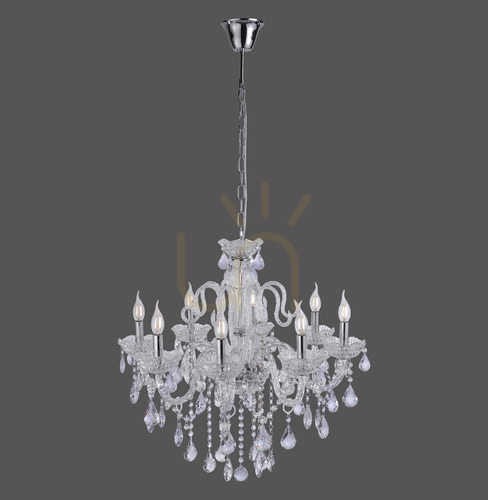 Sprawdź Lampa Wisząca GRACIA 3081-00 Transparentny 8xE14