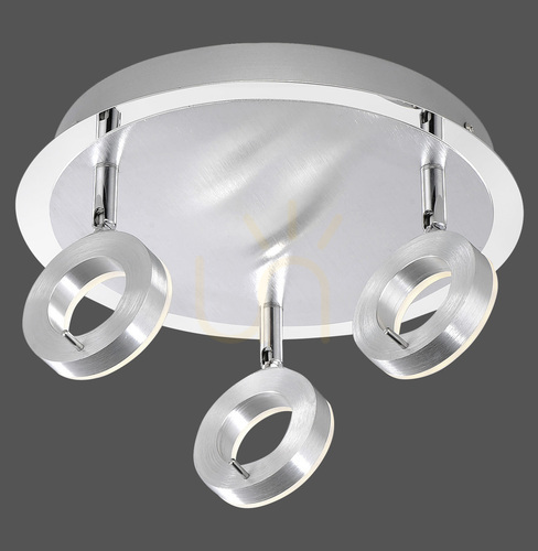 Sprawdź Plafon SILEDA 6788-96 Srebrny 3xLED