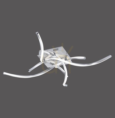 Sprawdź Plafon POLINA 9144-55 Srebrny 4xLED