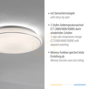 Plafon LED Zuma Line JUPITER 14364-16 biały 44 cm 32 W small 3