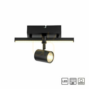 Plafon BARIK 6523-18 Czarny 2xGU10 1 Plafon BARIK 6523-18 Czarny 2xGU10 small 1