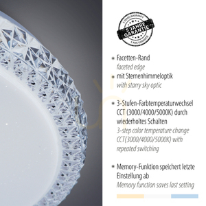 Plafon FRIDA 14370-00 Transparentny 1xLED small 3