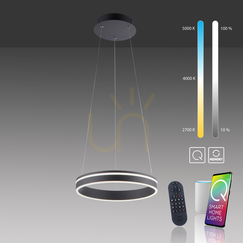 Sprawdź Lampa Wisząca Q-VITO 8410-13 Antracyt 1xLED