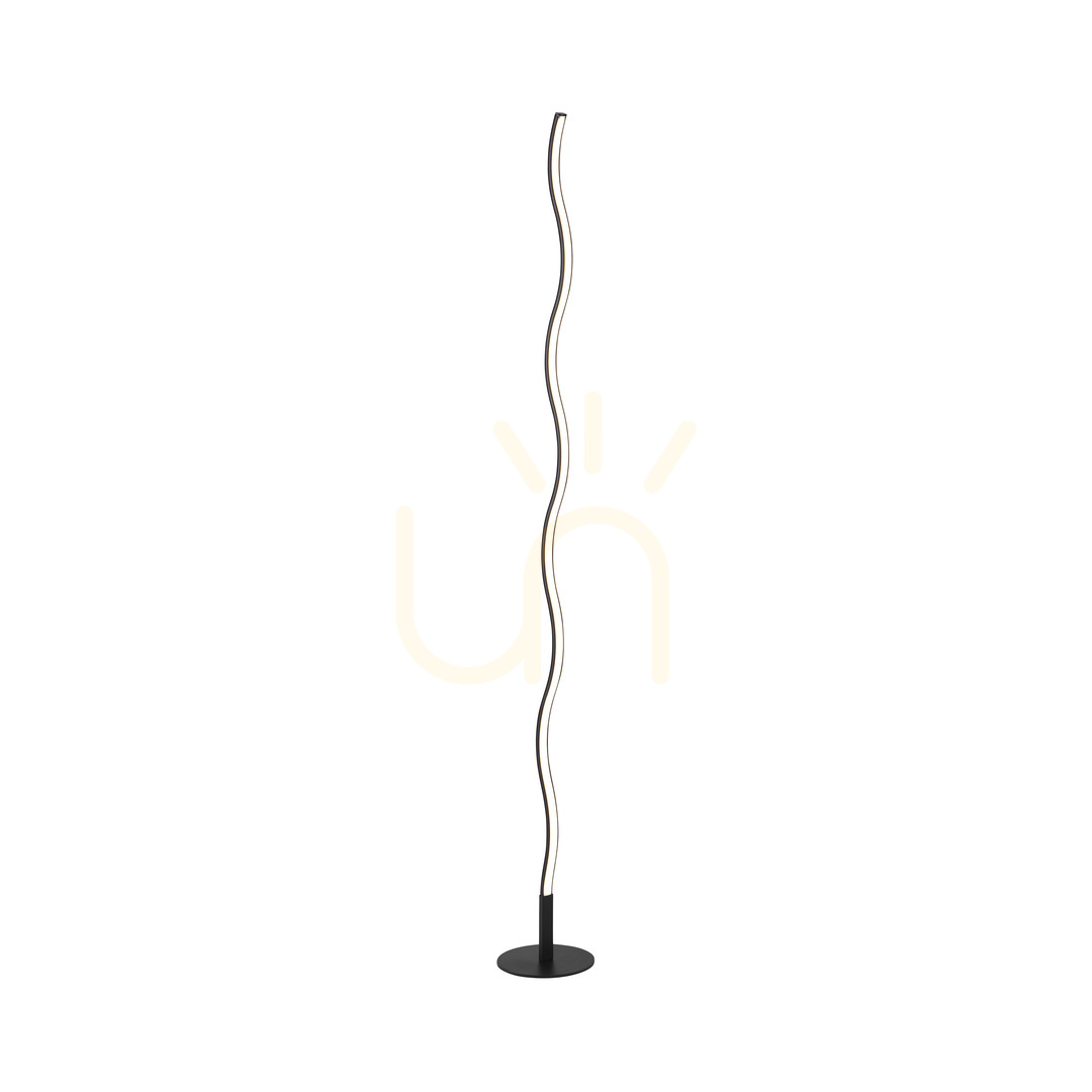 Sprawdź Lampa podłogowa Paul Neuhaus / JUST LIGHT Wave 15168-18, czarna Lampa podłogowa Paul Neuhaus / JUST LIGHT Wave 15168-18, czarna