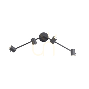 Plafon Zuma Line Tarik 11944-13 antracytowy 4×GU10 small 9