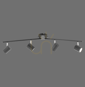 Plafon Zuma Line Tarik 11944-13 antracytowy 4×GU10 small 0
