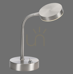 Lampa Stołowa HENSKEN 14419-55 Srebrny 1xLED small 0