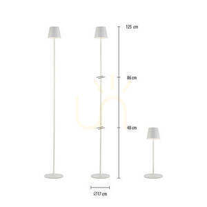 Lampa Ogrodowa EURIA 19252-16 Biały 1xLED 7 Lampa Ogrodowa EURIA 19252-16 Biały 1xLED small 7