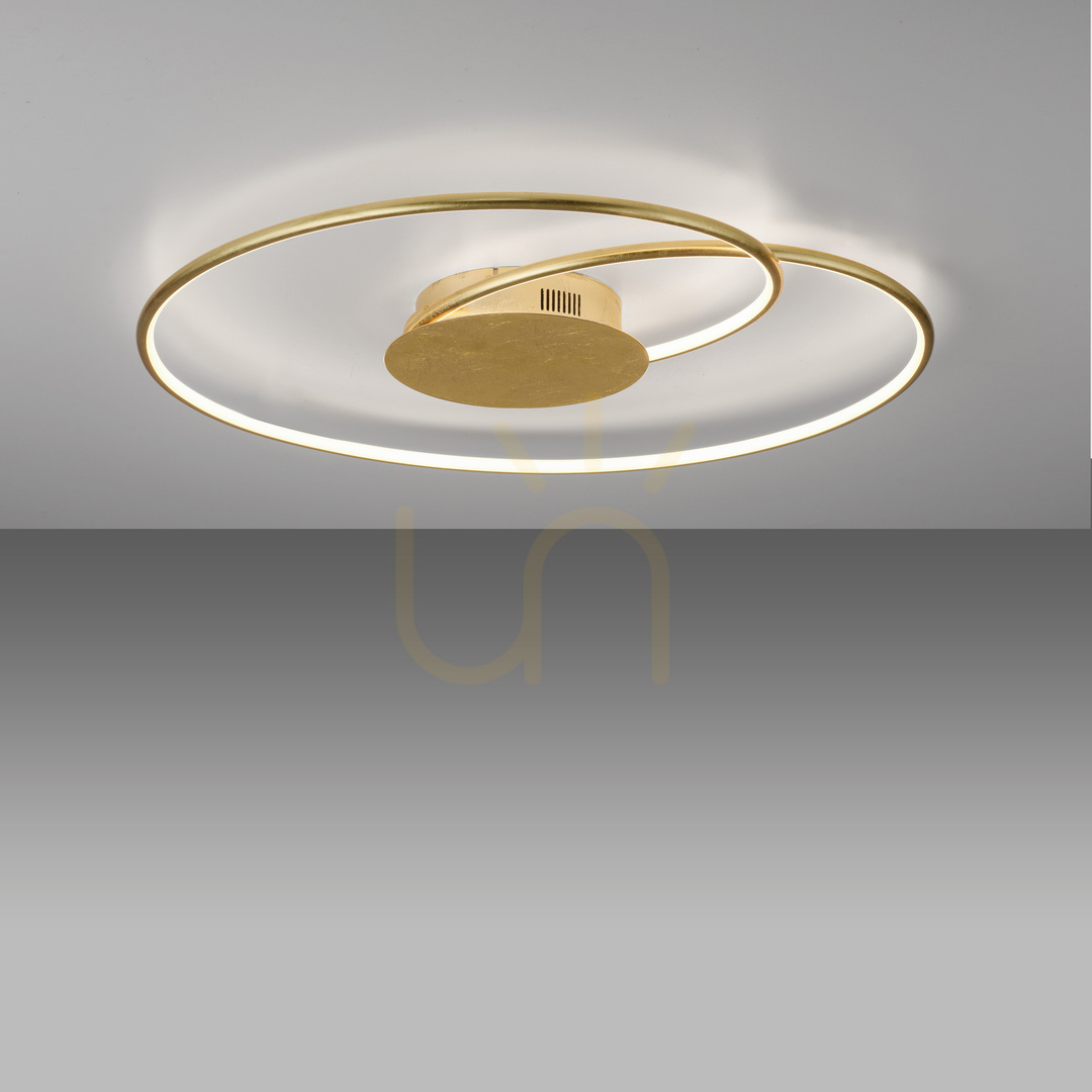 Sprawdź Plafon NASTRO 6189-12 Złoty 1xLED Plafon NASTRO 6189-12 Złoty 1xLED