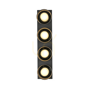 Plafon RIKA 6164-18 Czarny 4xLED small 15