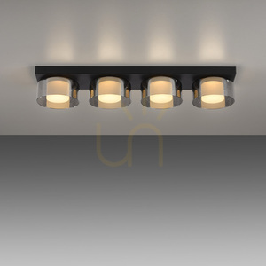 Plafon RIKA 6164-18 Czarny 4xLED small 5