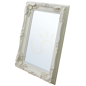 Lustro ścienne Gallery Direct kremowe rzeźbione 120x89,5 cm small 0