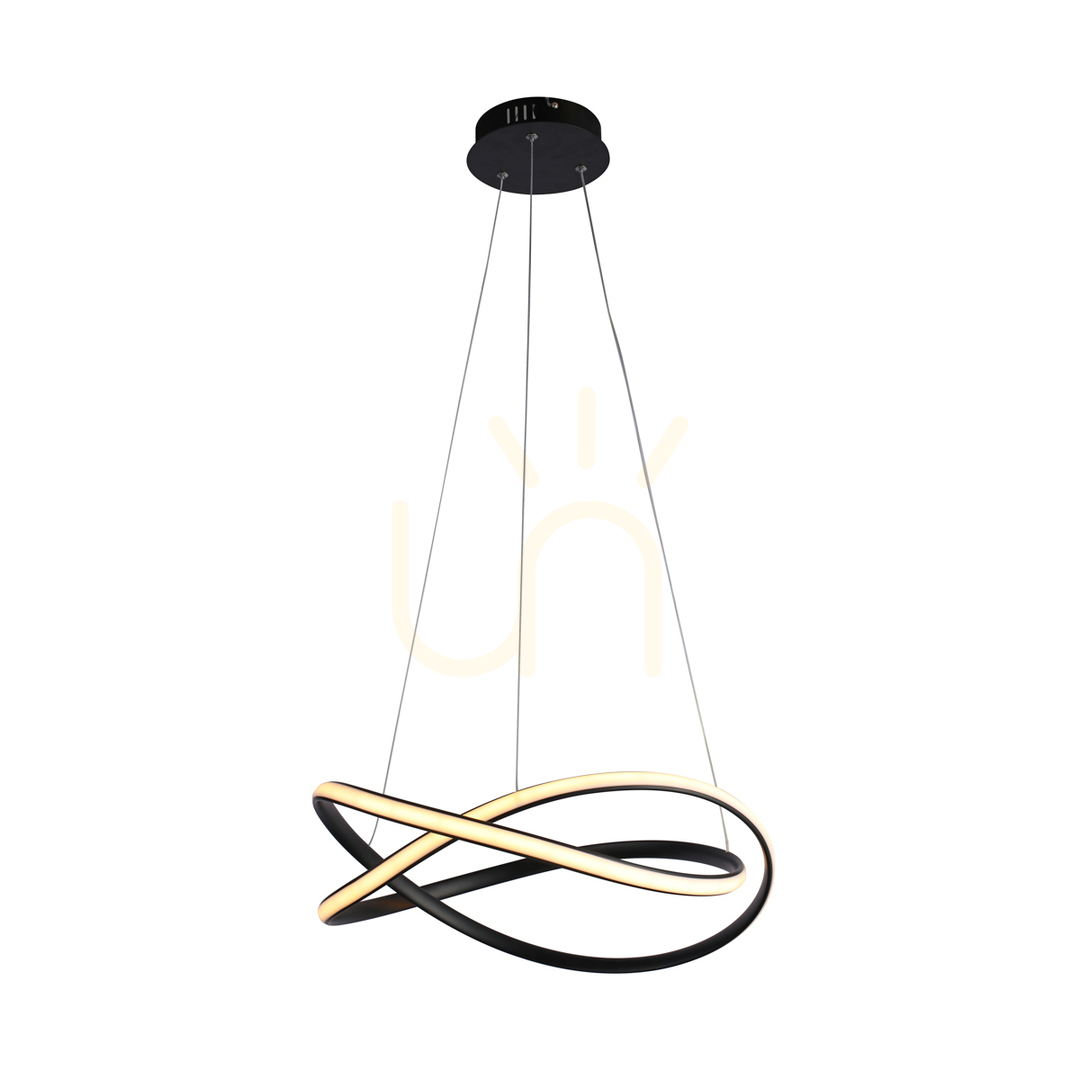 Sprawdź Lampa Wisząca Italux Rumio LED Czarna 50 cm PND-23917-BK Lampa Wisząca Italux Rumio LED Czarna 50 cm PND-23917-BK