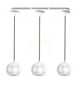 Lampa wisząca Azzardo Gulia 3 biała small 0