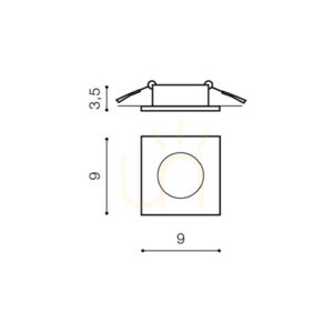 Downlight Azzardo EZIO 1 WPUST Chrom 2 Downlight Azzardo EZIO 1 WPUST Chrom small 2