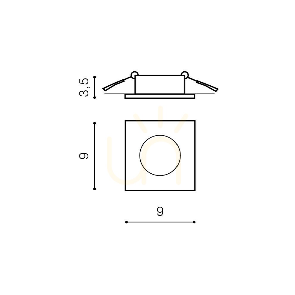 Obejrzyj Downlight Azzardo EZIO 1 WPUST Chrom Downlight Azzardo EZIO 1 WPUST Chrom