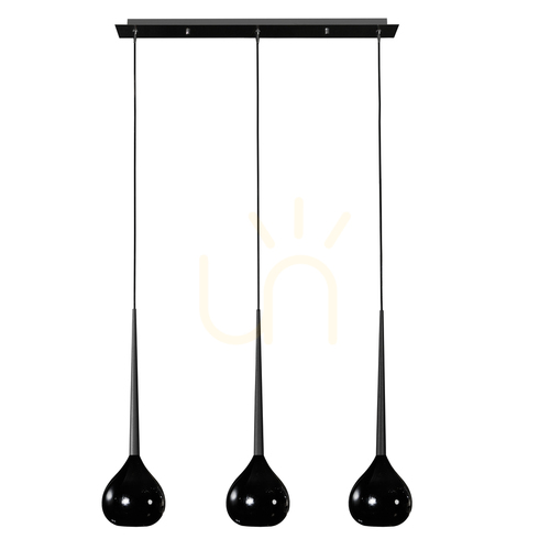 Sprawdź Lampa Wisząca Azzardo AGA 3 WISZACA Czarny