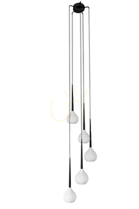 Lampa Wisząca Azzardo AGA 5 WISZACA Biały small 1