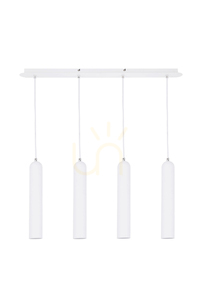 Lampa Wisząca Azzardo TUBO 4 WISZACA Biały small 0