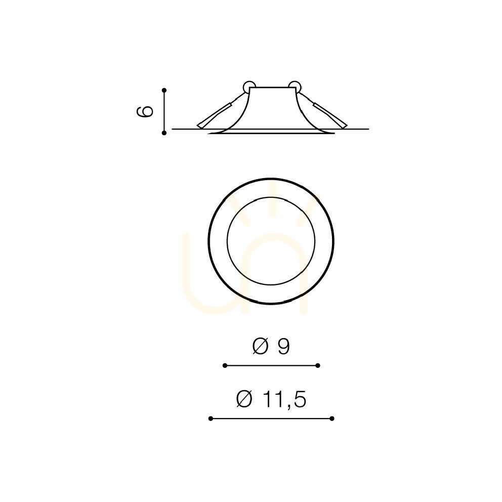 Obejrzyj Downlight Azzardo REMI Biały Downlight Azzardo REMI Biały