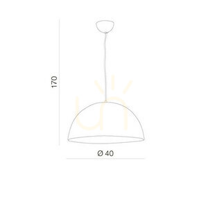 Lampa Wisząca Azzardo MODENA 40 LD Biały small 2