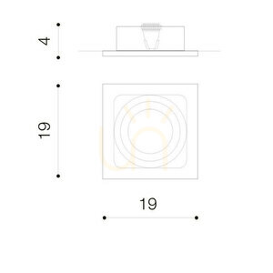 Downlight Azzardo SISTO 1 Biały 1 Downlight Azzardo SISTO 1 Biały small 1