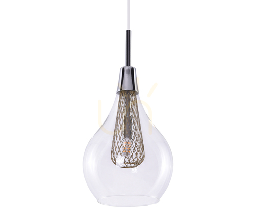Sprawdź Lampa Wisząca Azzardo ELEKTRA 1 Chrom