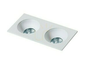 Oprawa wpuszczana Azzardo HUGO 2 Downlight AZ1739 biała 2×GU10 small 1
