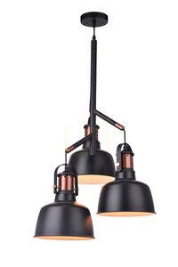 Lampa Wisząca Azzardo DARLING 3 Czarny small 0
