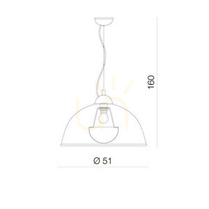Lampa Wisząca Azzardo TOMA L Czarny small 2