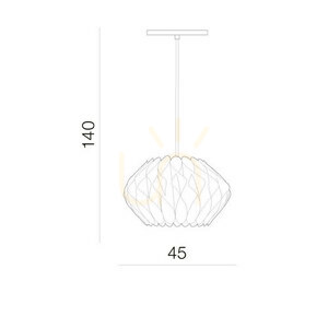 Lampa Wisząca Azzardo RUBEN M Szary small 2