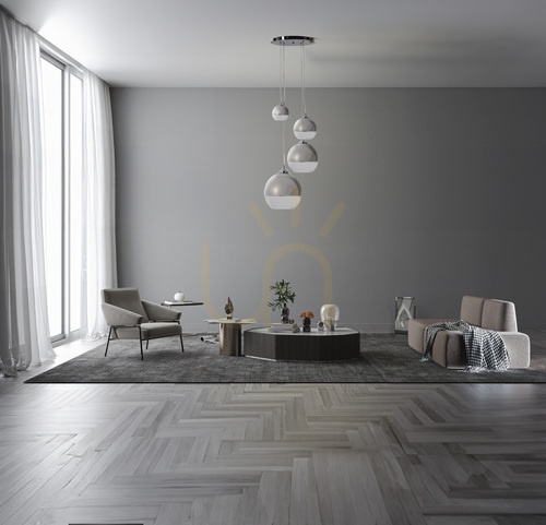Sprawdź Lampa Wisząca Azzardo SILVER BALL 4 Chrom