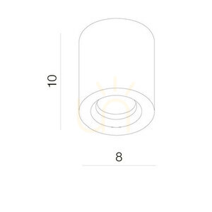 Downlight Azzardo ARO Czarny small 2