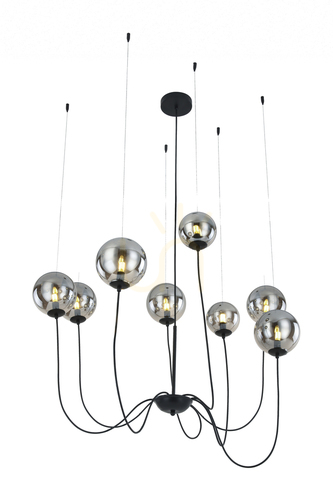 Sprawdź Lampa Wisząca Azzardo CONFLUX 8 Czarny