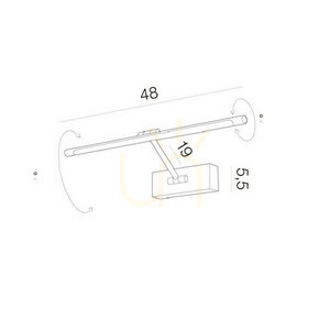 Kinkiet Azzardo DAVINCI 48 Chrom small 2