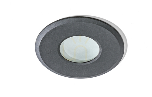 Sprawdź Oczko sufitowe OSCAR GU10 IP44 czarne matowe Ø10 cm otwór 6,4 cm AZ2692 AZzardo