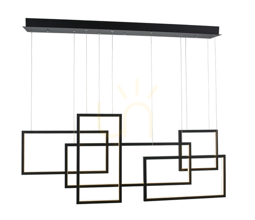 Sprawdź Lampa Wisząca Azzardo QUADRATUS Czarny