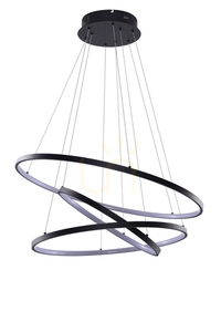 Lampa Wisząca Azzardo WHEEL 3 DIMM Czarny small 2